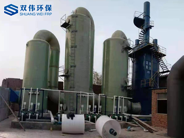 脫硫濕電除塵安裝現(xiàn)場